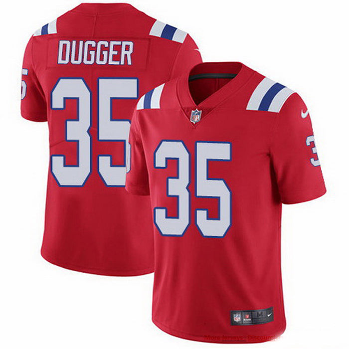 Men's New England Patriots Kyle Dugger Vapor Jersey - Red