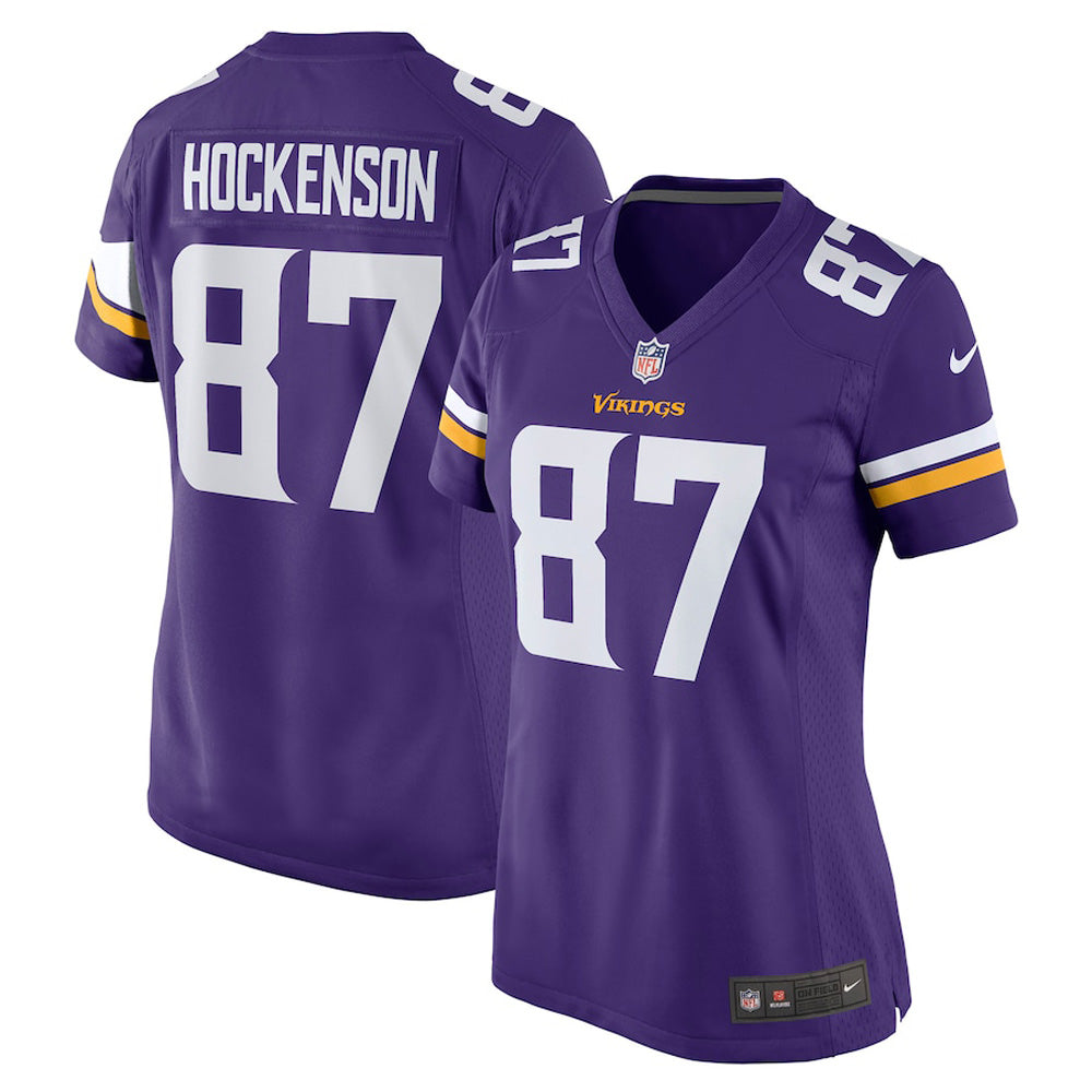 Women's Minnesota Vikings TJ Hockenson Game Jersey - Purple